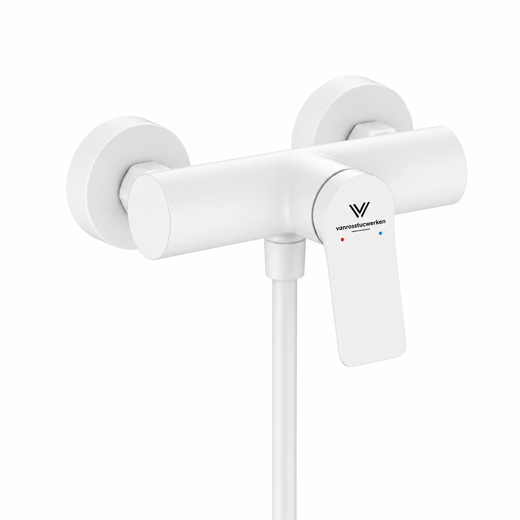 vanrosstucwerken Handheld Shower Rail Set